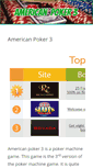 Mobile Screenshot of americanpoker3.com